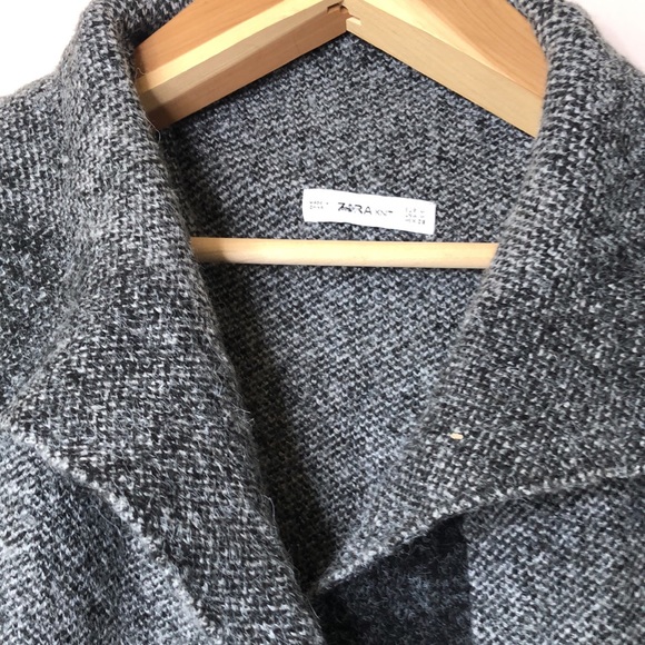 ZARA Wool Blend Duster Sweater M - Picture 2 of 12